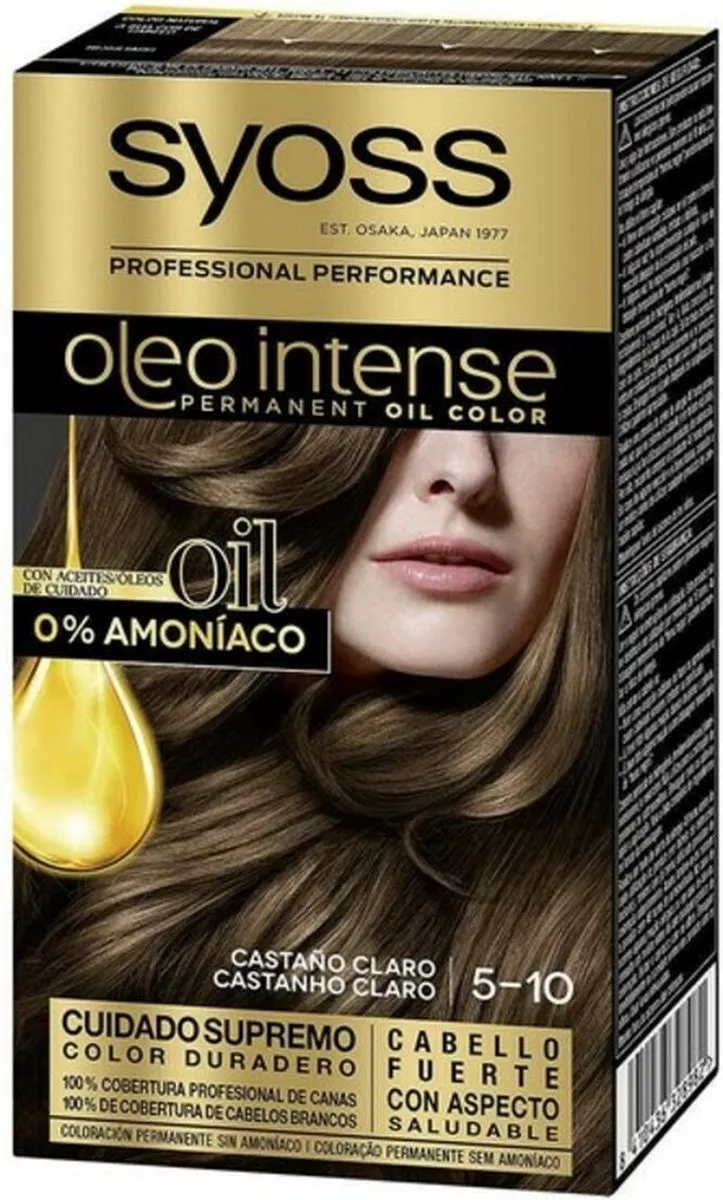 Syoss Permanente Kleur Lichtbruin N 5,10 - 5ml