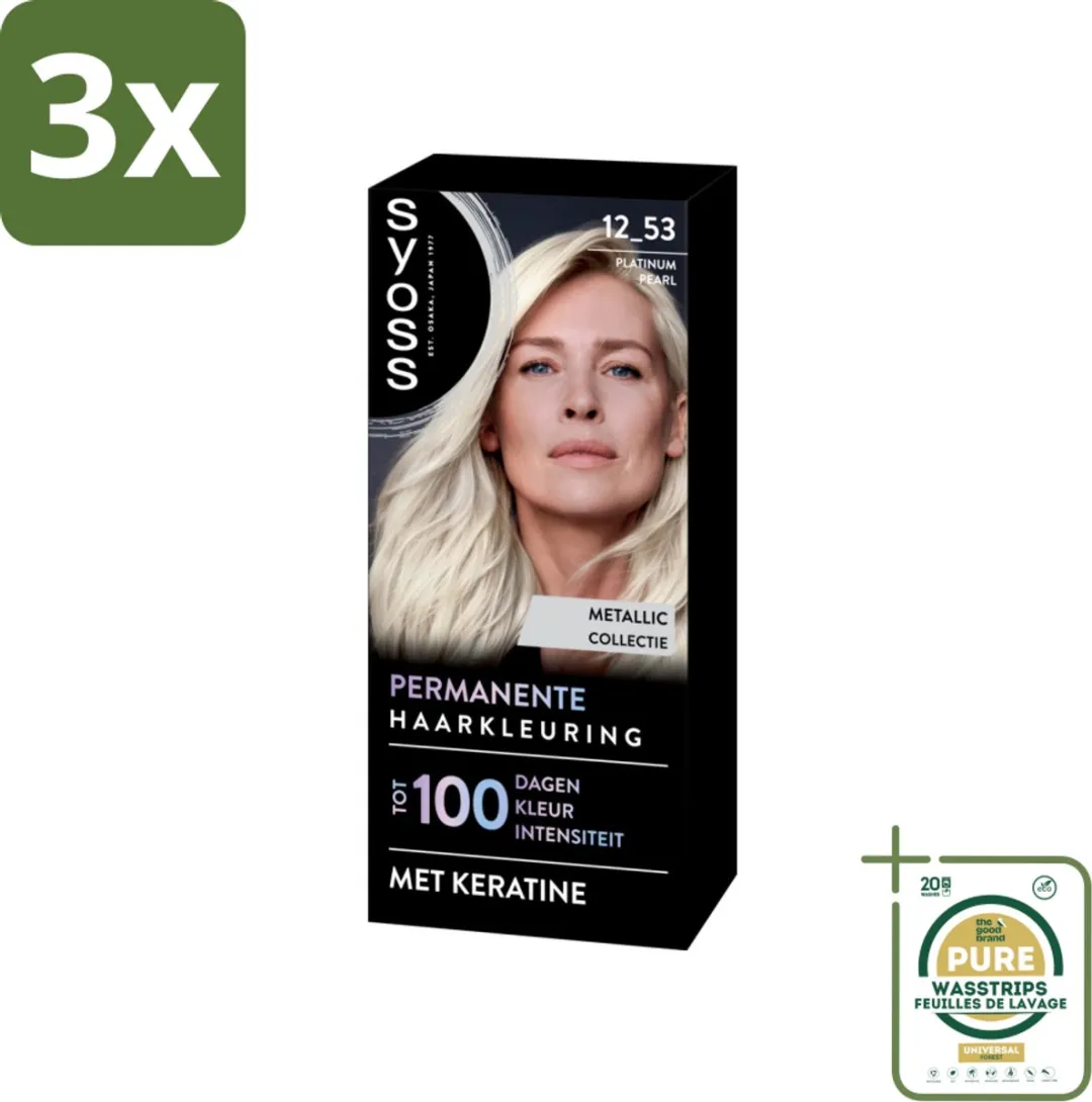 SYOSS Coloration 12-53 Platinum Pearl Haarverf 345ml