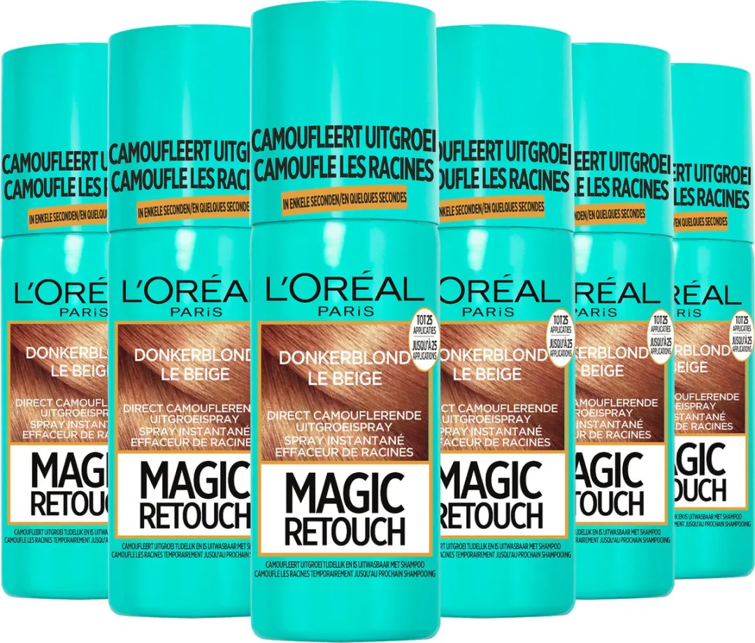 L'Oréal Paris Magic Retouch Donkerblond Uitgroeispray - 450ml