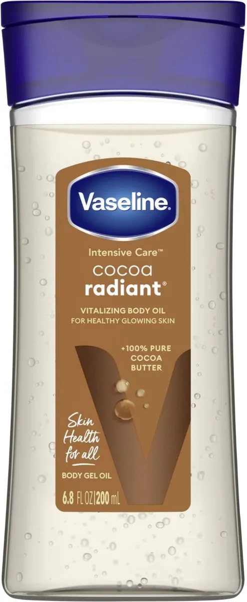 Vaseline Cocoa Radiant Oil Gel Huidolie 200ml