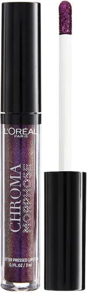 L'Oréal Paris Chroma Morphose Glitter Lipstick 04 Deep Venom - 3ml