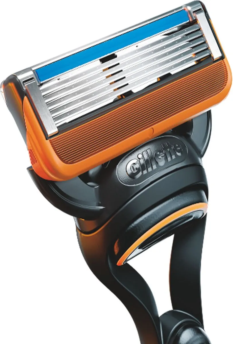 Gillette Fusion5 Scheermesjes 6 Stuks - Oranje/Zwart