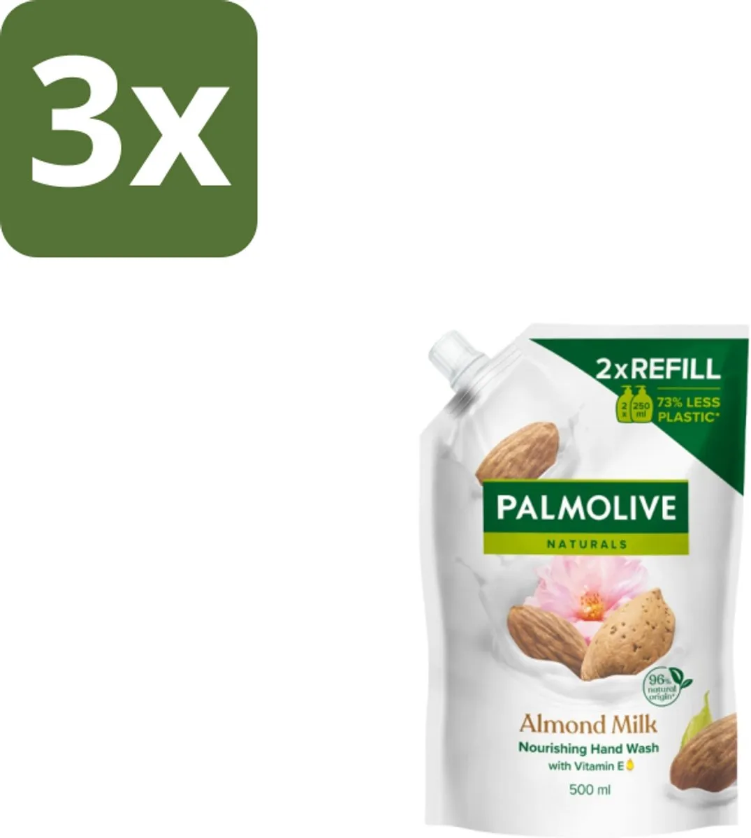 Palmolive Naturals Almond Milk Handzeep Navulling 1500ml