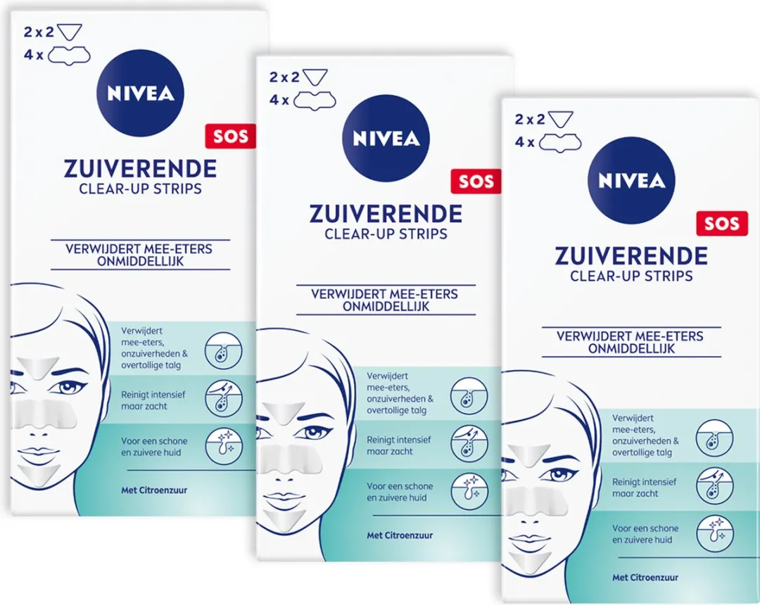NIVEA Zuiverende Clear-up Strips Neusstrips