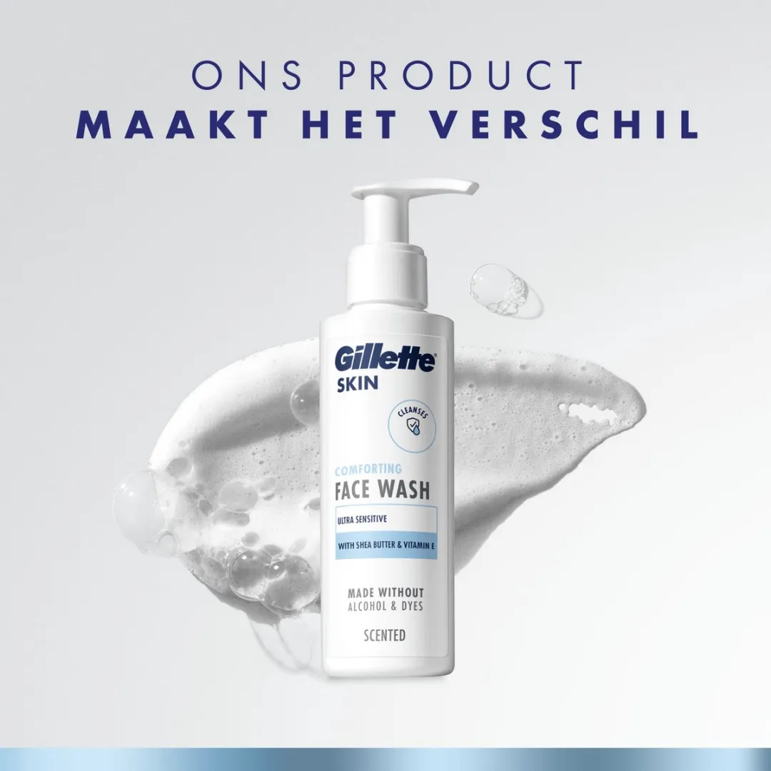 Gillette SKIN Gezichtsreiniger 140ml - 6 Stuks