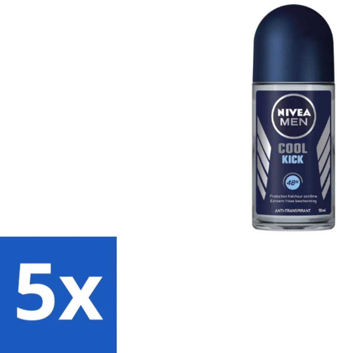 NIVEA Men Cool Kick Deodorant Roller 50ml