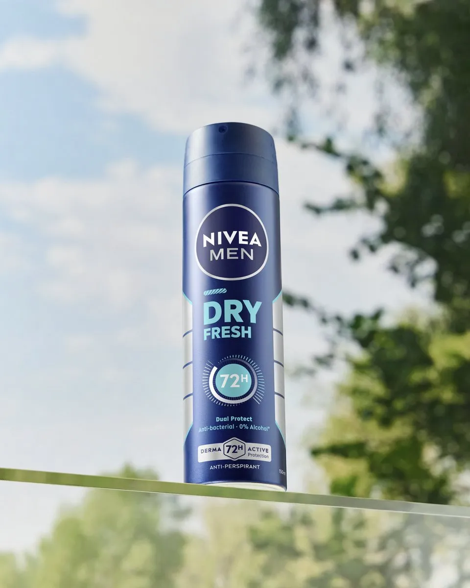 NIVEA MEN Dry Fresh Anti-Transpirant Spray 72u - 6x150ml