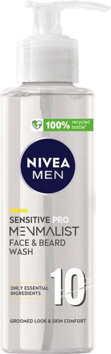 NIVEA Men Sensitive Pro Menmalist Gezicht & Baardwas 200ml