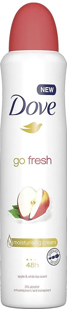 Dove Go Fresh Deo Spray Appel Witte Thee 250ml