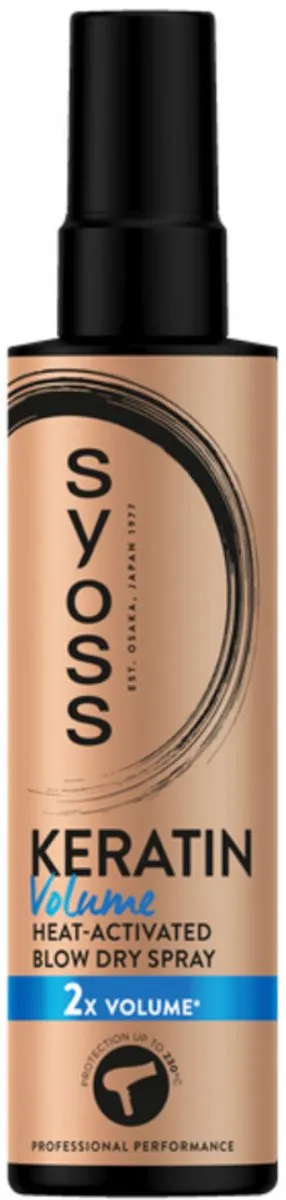 Syoss Keratin & Volume Heatprotection Spray 200ml