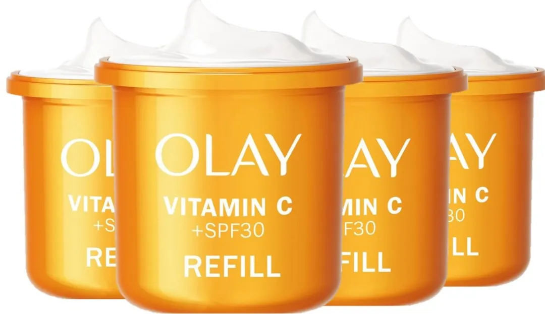 Olay Navulling Dagcrème Vitamine C SPF 30 - 200ml (4x50ml)