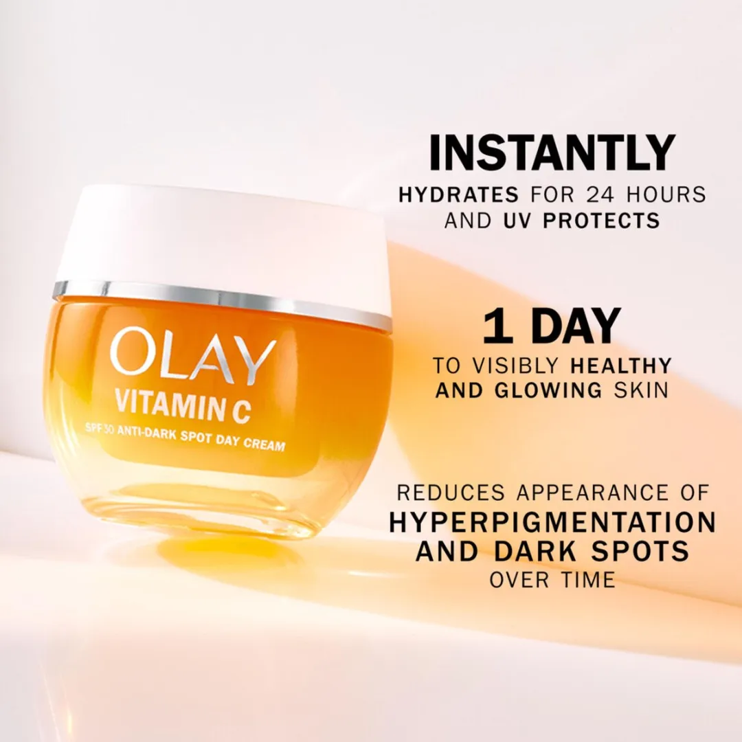 Olay Navulling Dagcrème Vitamine C SPF 30 - 200ml (4x50ml)
