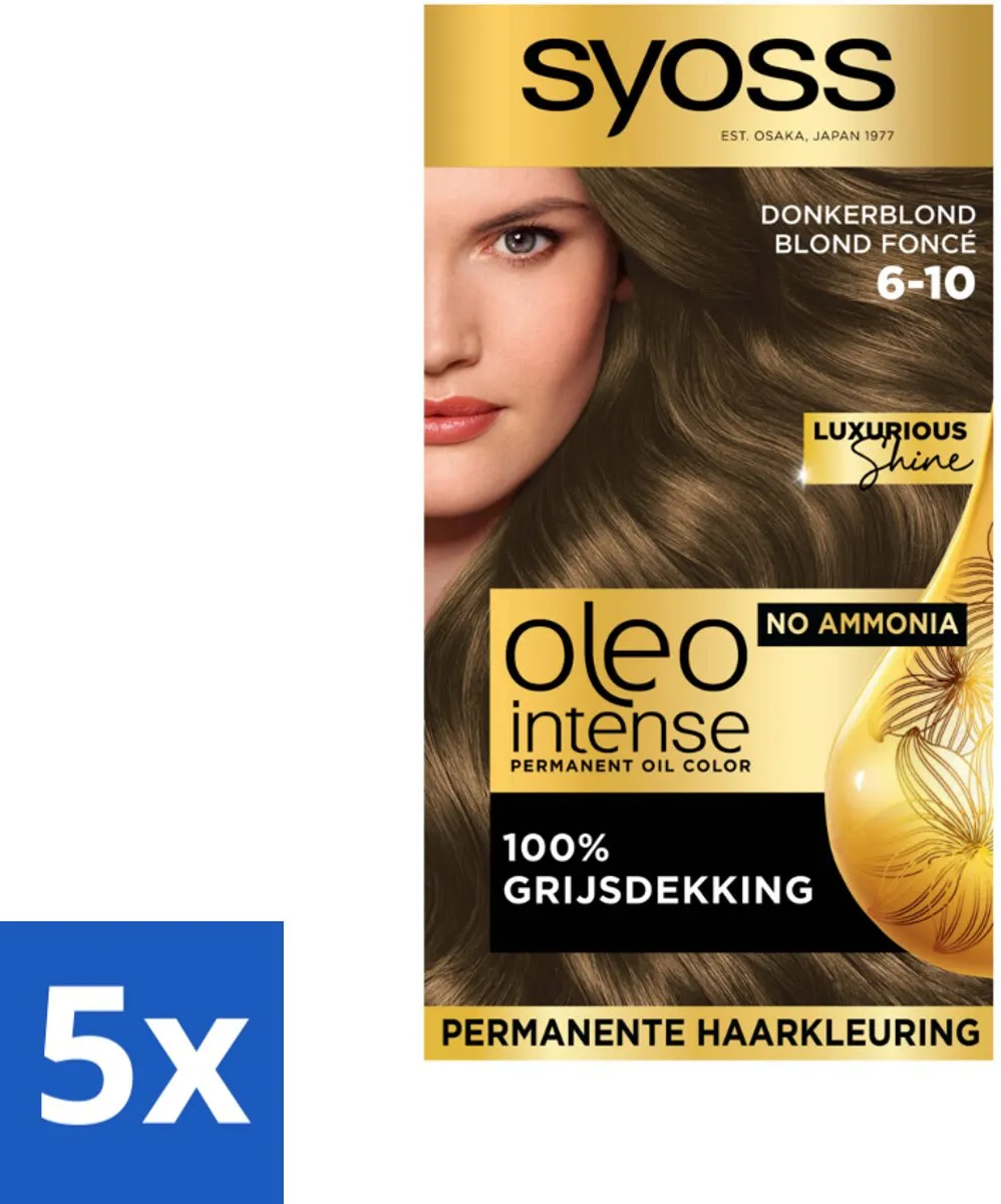 SYOSS Oleo Intense Haarverf 6-10 Donkerblond - 575ml