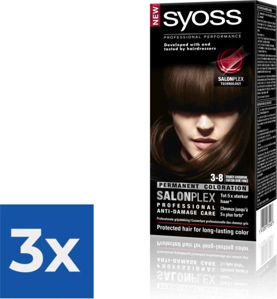 SYOSS Haarverf 3-8 Donker Goudbruin