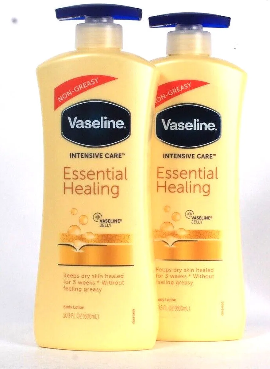 Vaseline Essential Healing Bodylotion 1200ml - 2x600ml