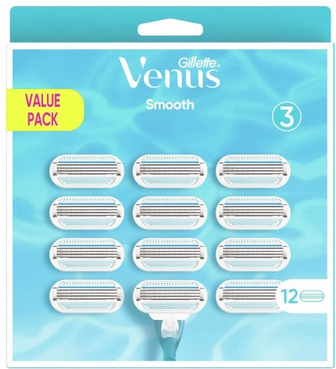 Gillette Venus Smooth Scheermesjes 12 Stuks