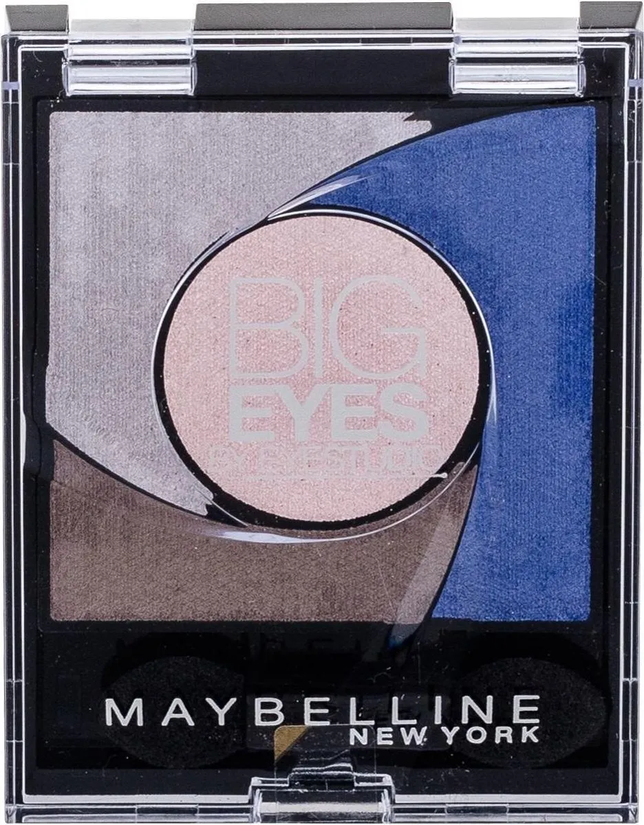 Maybelline Eye Studio Big Eyes Luminous Blue Oogschaduw - 4 Kleuren
