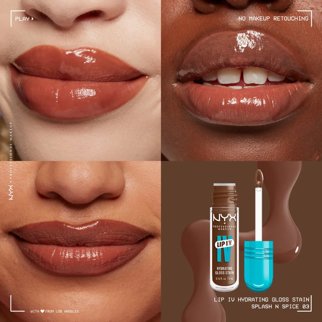 NYX Professional Makeup Lip IV 03 Splash N Spice Lipgloss - 5ml