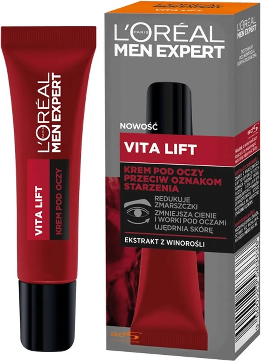 L'Oréal Paris Men Expert Vitalift Oogcrème 15ml