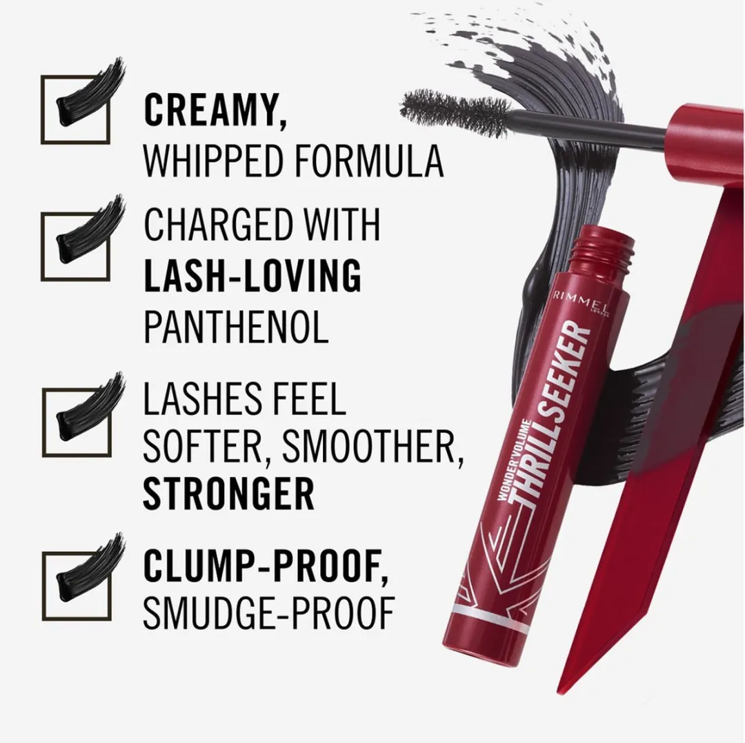 Rimmel Wonder'Volume Thrill Seeker Mascara 001 Extreme Black