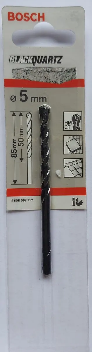 Bosch Black Quartz HM CT Boren 5x50x85mm