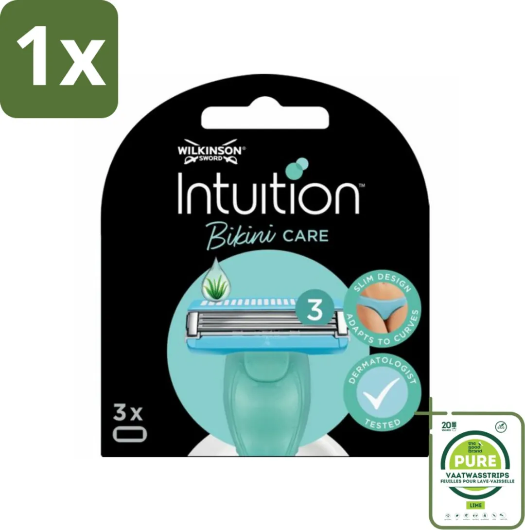 Wilkinson Intuition Navulmesjes Bikini Care Duo 3 Stuks
