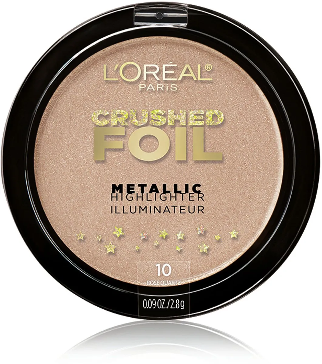 L'Oréal Paris Crushed Foil Highlighter 10 Rose Quartz - 2.8ml