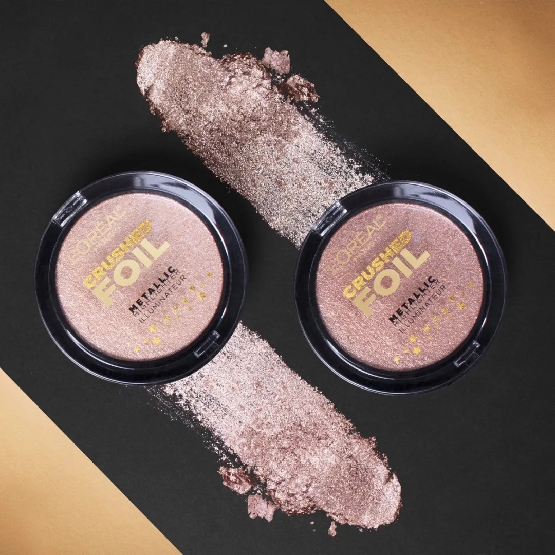 L'Oréal Paris Crushed Foil Highlighter 10 Rose Quartz - 2.8ml