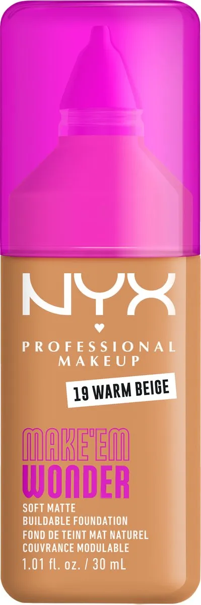 NYX Make 'EM Wonder Foundation Warm Beige 30ml