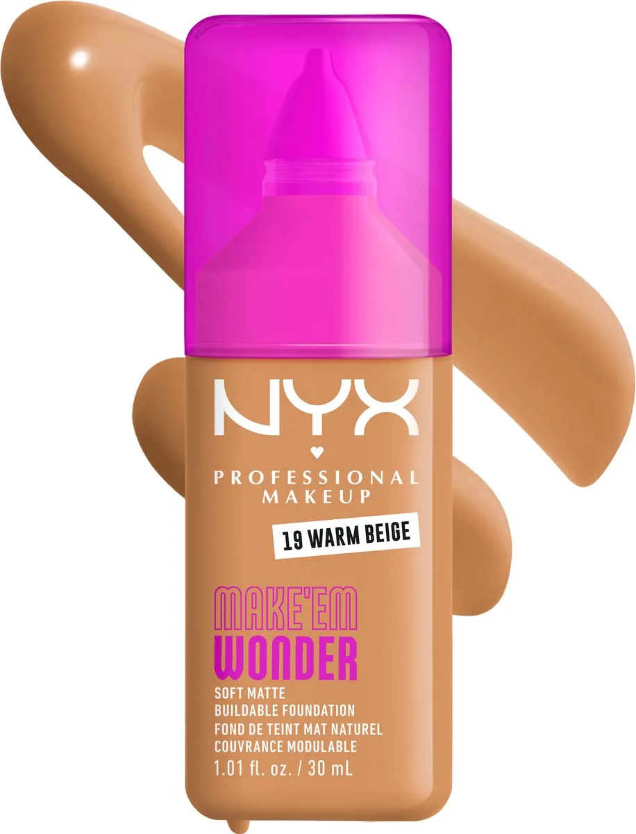 NYX Make 'EM Wonder Foundation Warm Beige 30ml