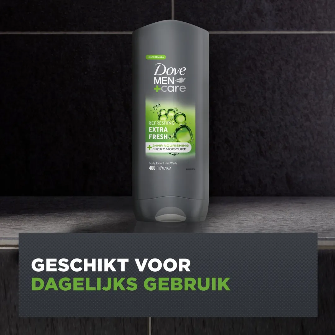 Dove Men+Care 3-in-1 Douchegel Extra Fresh - 6x400ml