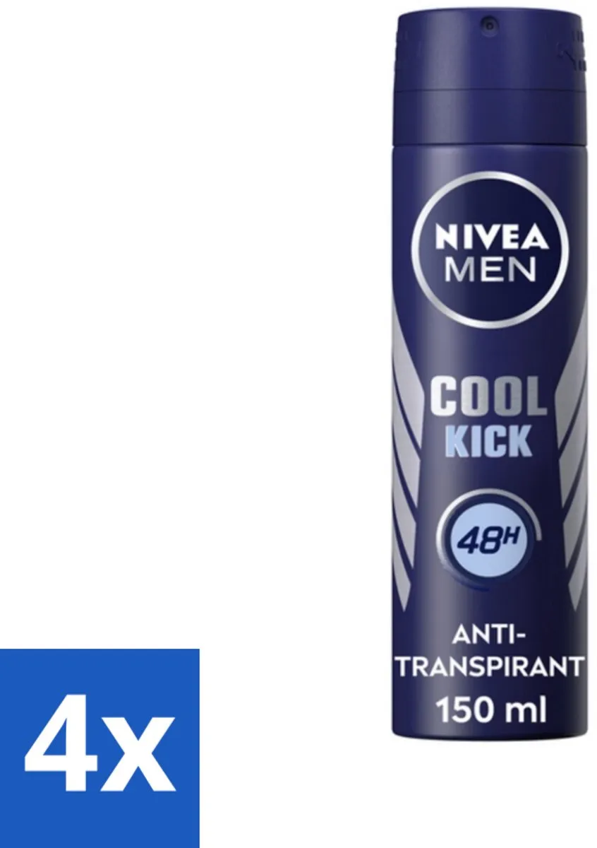 NIVEA Men Deodorant Spray Cool Kick 150ml - 20 Stuks