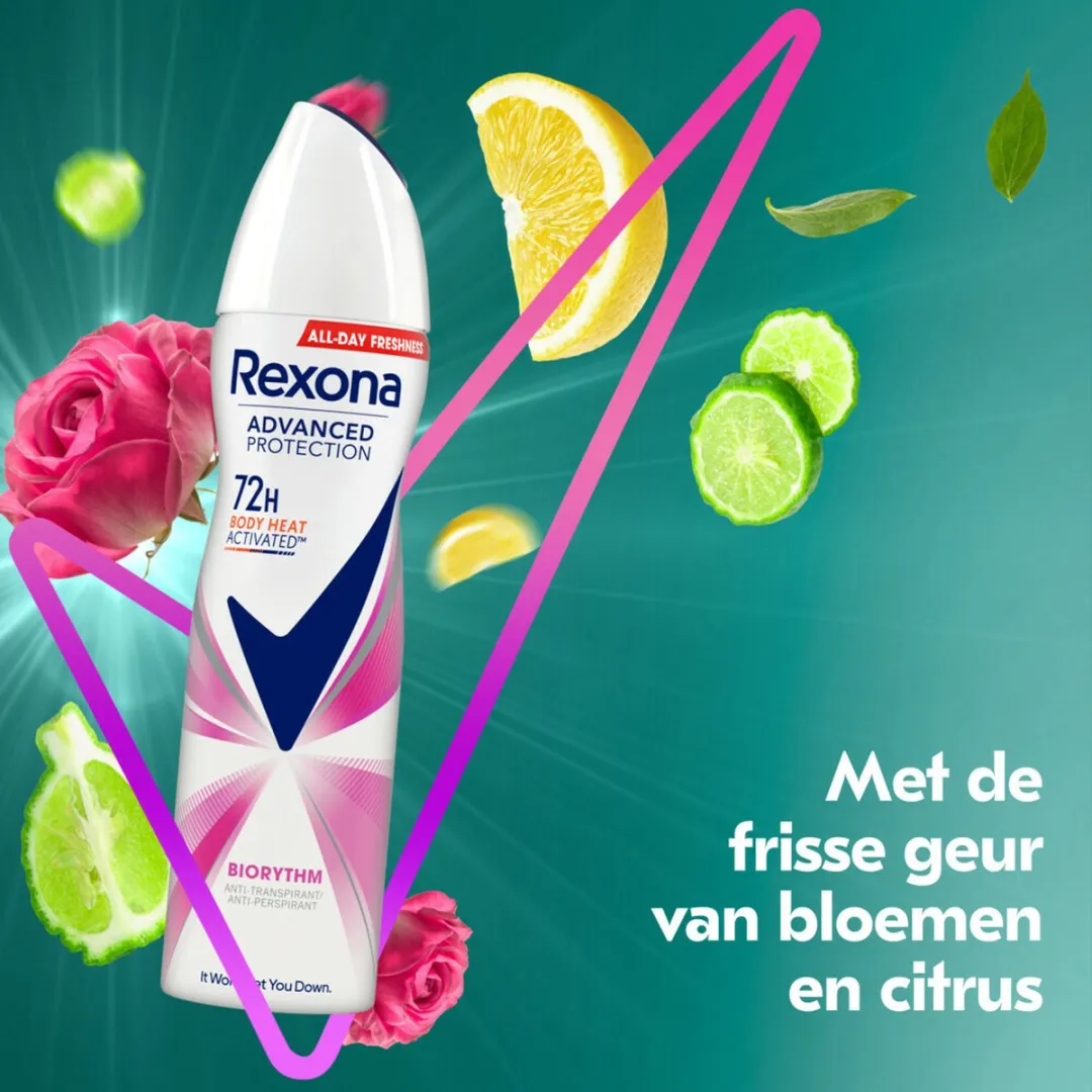 Rexona Biorythm Deo Spray 150ml