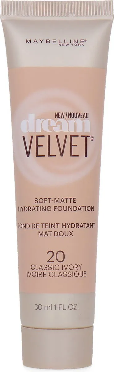 Maybelline Dream Velvet Foundation 20 Classic Ivory