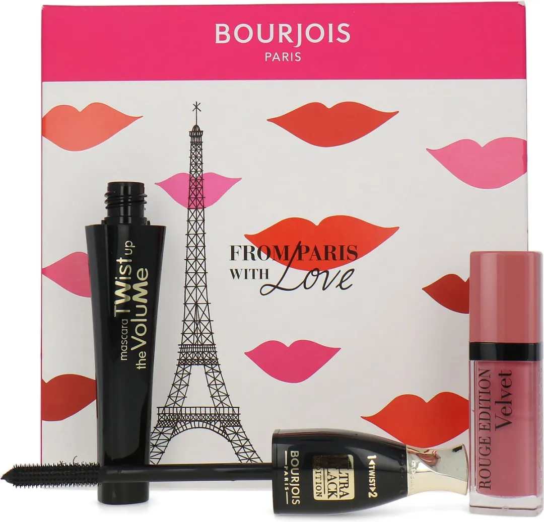 Bourjois Twist Up The Volume Ultra Black Mascara + Rouge Edition Matte 010