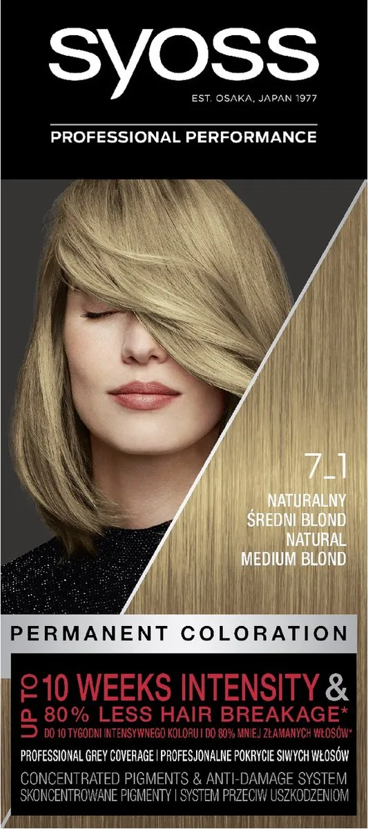 SYOSS Haarverf 7_1 Natuurlijk Medium Blond