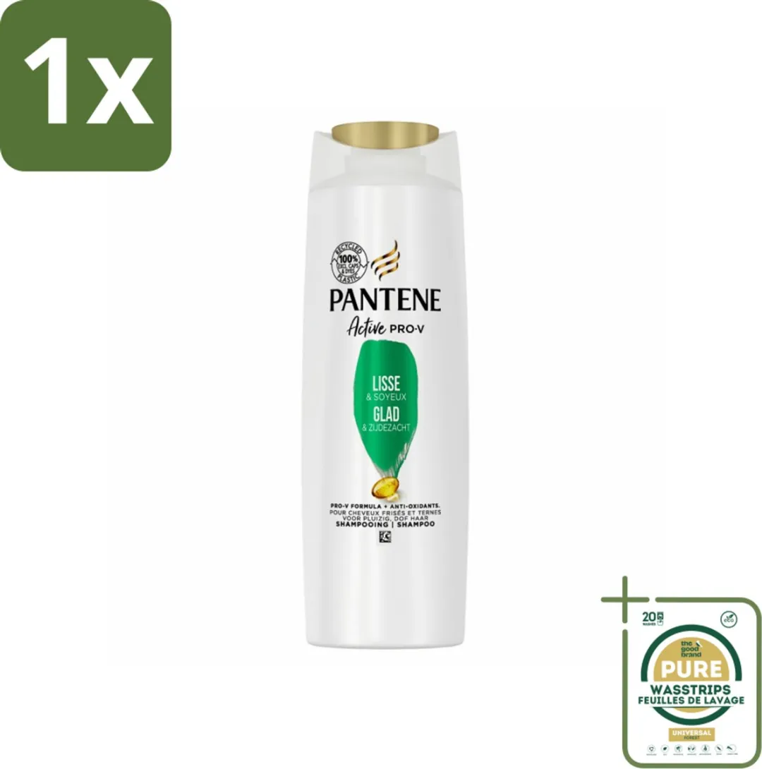 Pantene Shampoo Glad & Zijdezacht 225ml