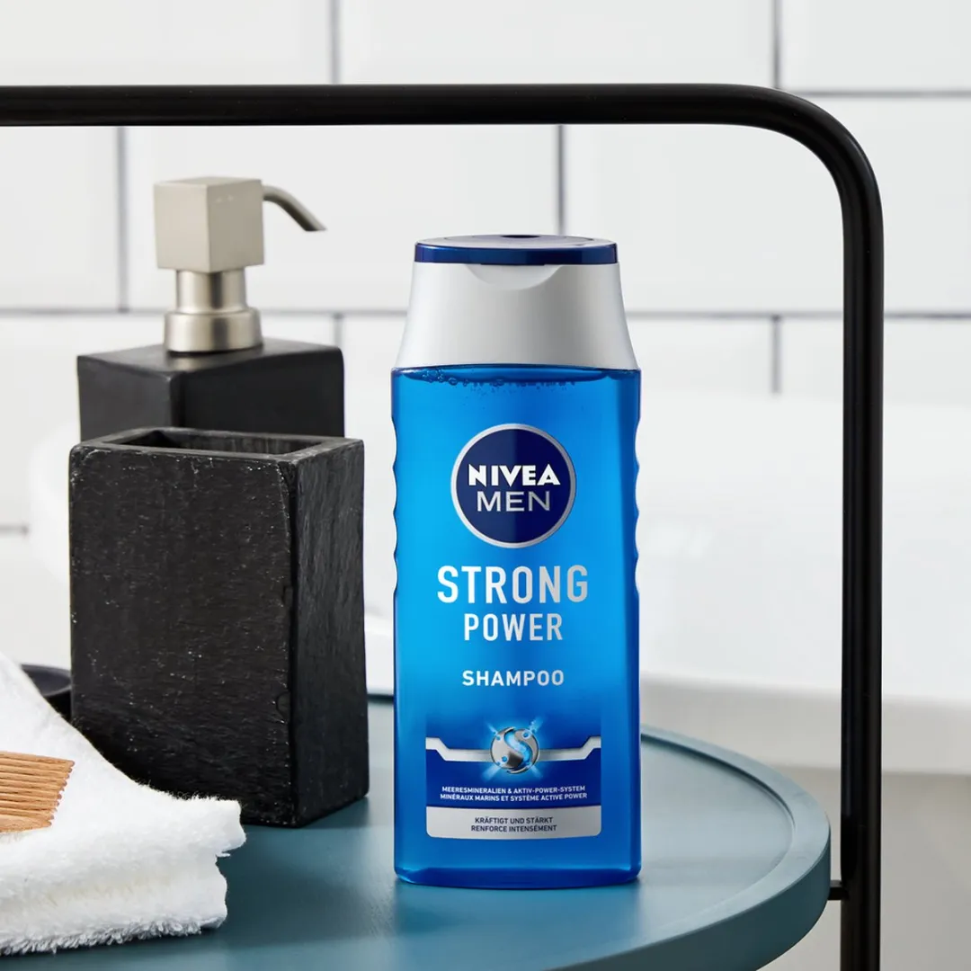 NIVEA MEN Strong Power Haar Shampoo - 6 x 250ml