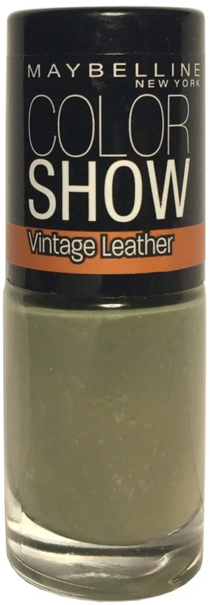 Maybelline Colorshow Vintage Leather Nagellak 208 Sage Staple Green - 7ml