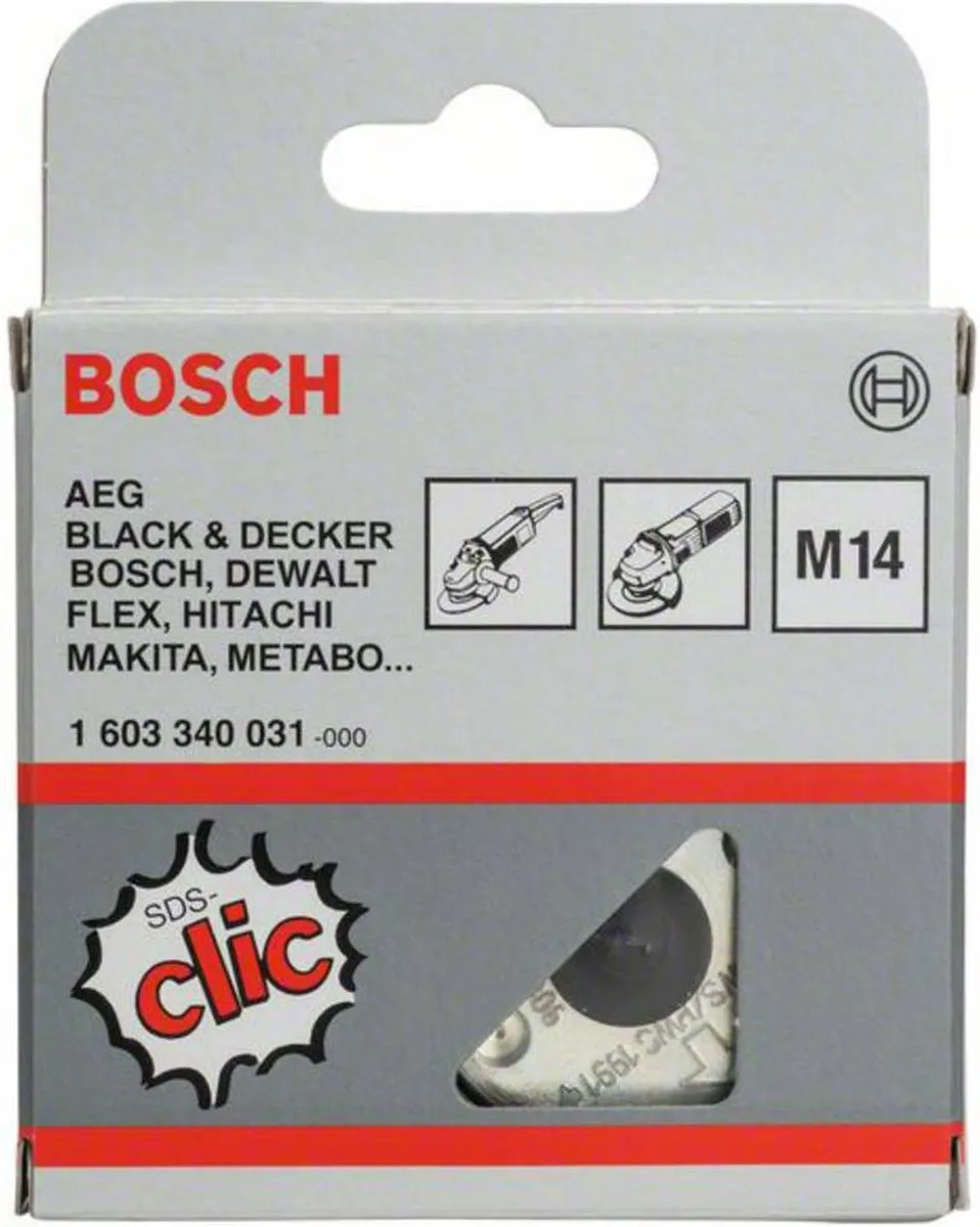 Bosch Professional SDS Clic Snelspanmoer M14 - 1 Stuk