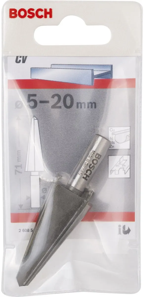 Bosch CV Cilindrisch Platenboor 20mm - Hout