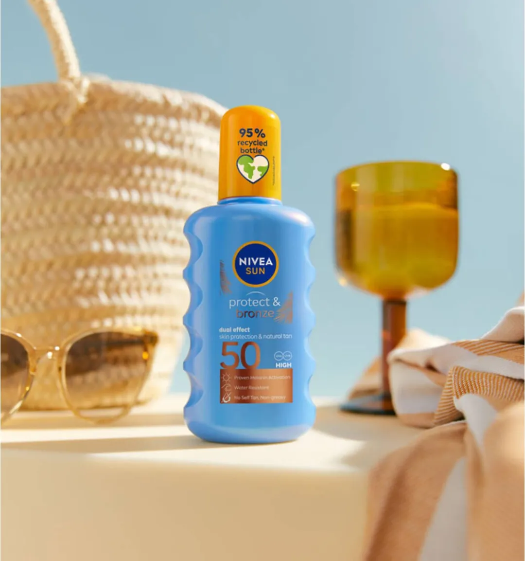 NIVEA SUN Protect & Bronze Zonnebrand Spray SPF 50 - 200ml