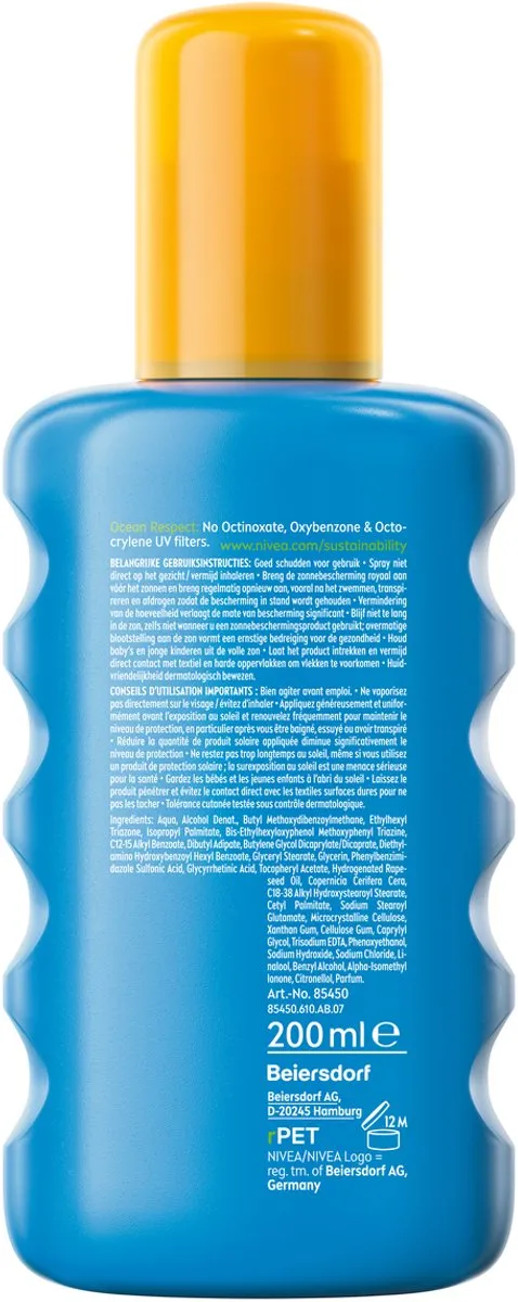 NIVEA SUN Protect & Bronze Zonnebrand Spray SPF 50 - 200ml
