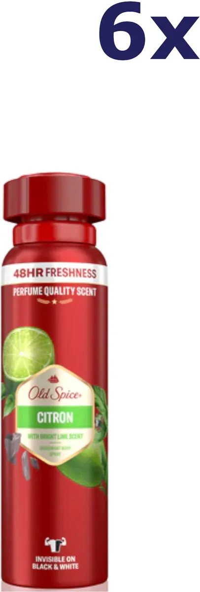 Old Spice Deo Spray Citron - 6x150ml