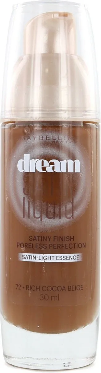 Maybelline Dream Satin Liquid Foundation 72 Rich Cocoa - 30ml