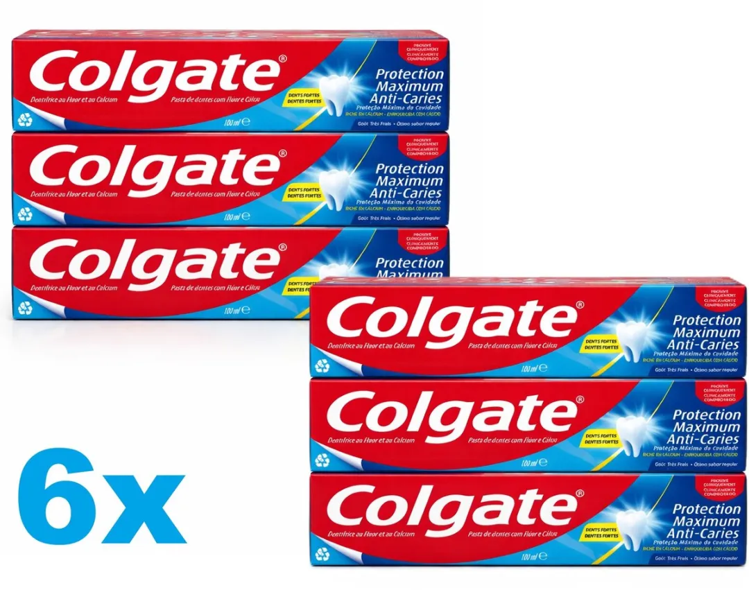 Colgate Maximum Cavity Protection Tandpasta 6x100ml