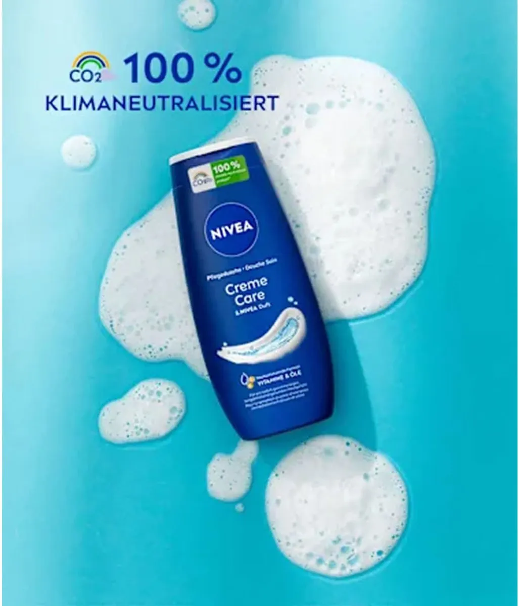 NIVEA Creme Care Douchecrème 2x250ml - Vegan & pH-huidneutraal