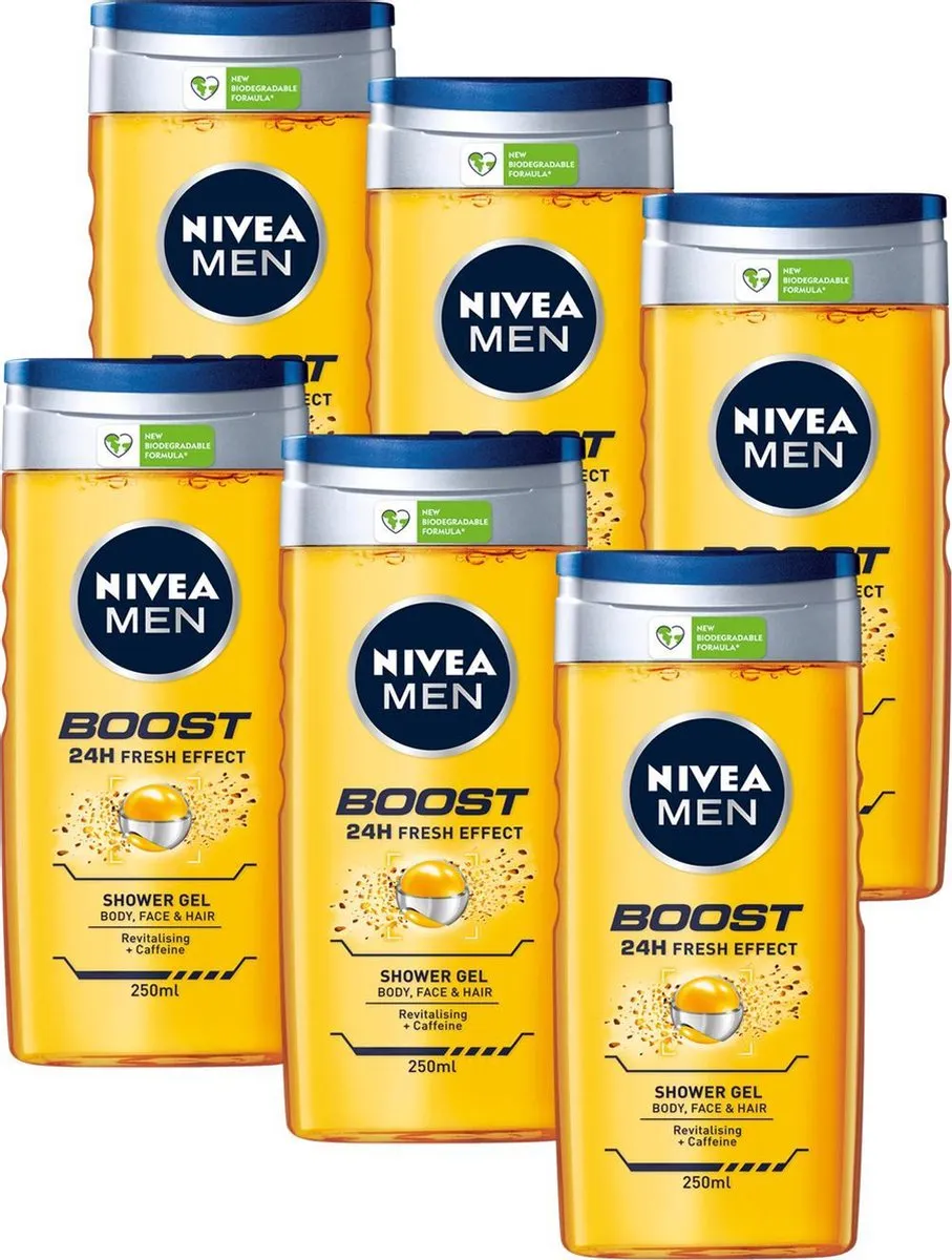 NIVEA MEN Boost Douchegel 3-in-1