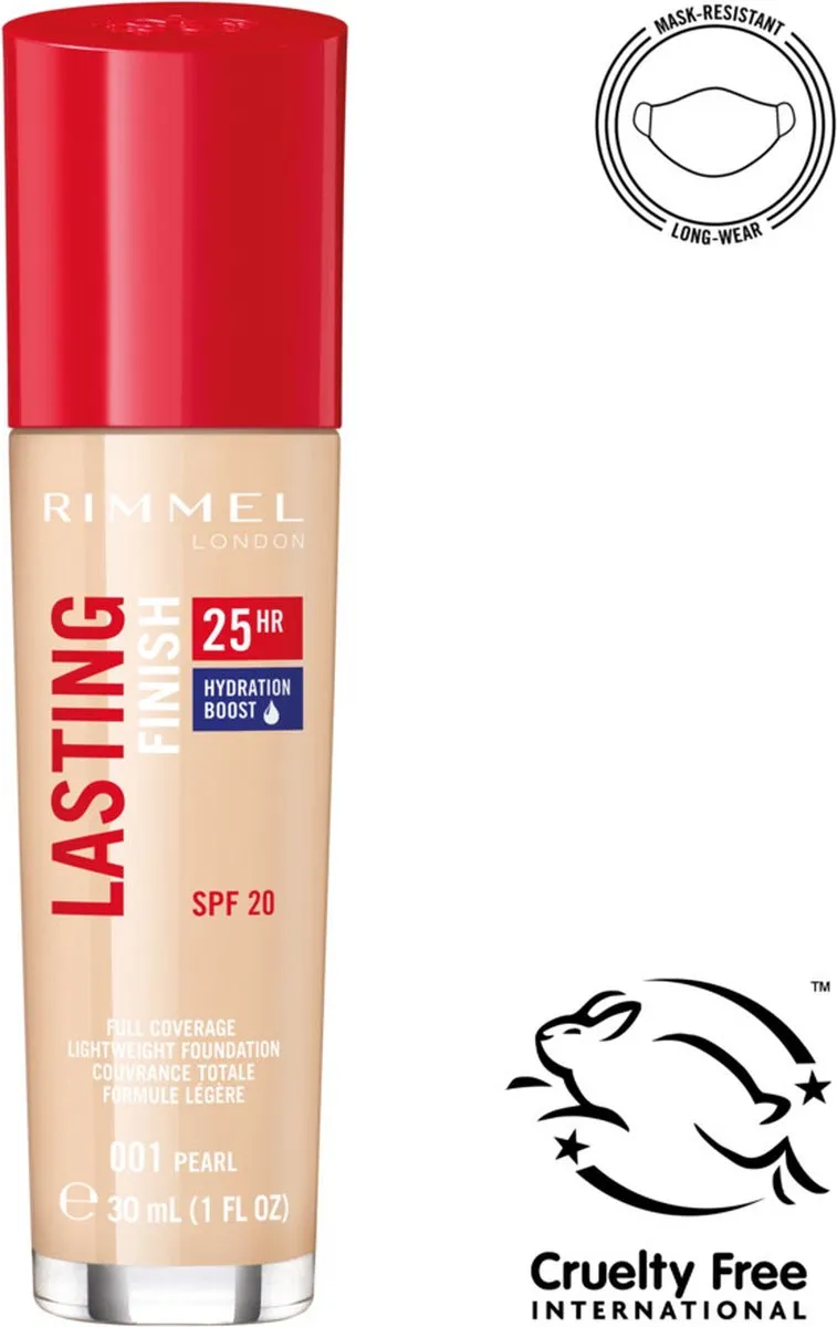 Rimmel London Lasting Finish Foundation 001 Pearl