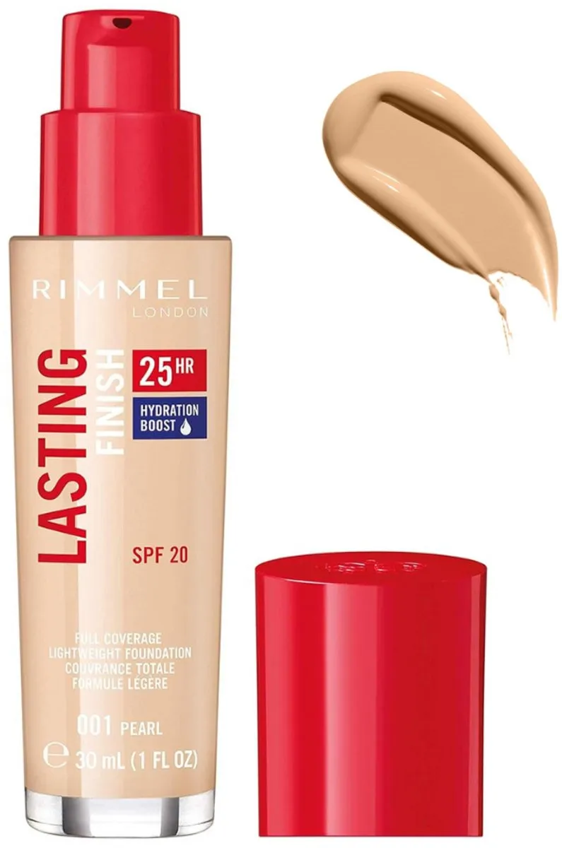Rimmel London Lasting Finish Foundation 001 Pearl - 30ml
